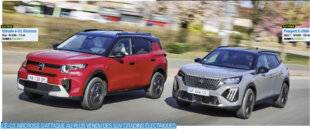 Auto Plus 1909 Match : Deux petits SUV électriques s'affrontent : le Citroën C3 Aircross 113 ch et le Peugeot E-2008 136 ch