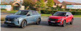 Auto Plus 1939 Match : Le Peugeot 3008 1.6 Plug-in Hybrid e-DCS7 195 ch affronte le Renault Austral 1.2 E-Tech full hybride 4Control 200 ch