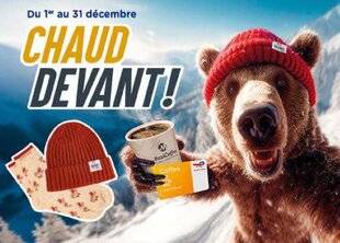 Auto Plus 1946 Chez TotalEnergies : un bonnet et des chaussettes offerts