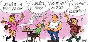 Auto Plus 1949 Ah, ces bonnes résolutions qu'on a parfois du mal à tenir !