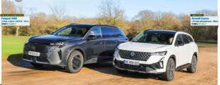 Auto Plus 1950 Match : Le Peugeot 5008 1.6 Plug-in Hybrid de 195 ch contre le Renault Espace 1.2 E-Tech full hybrid de 200 ch