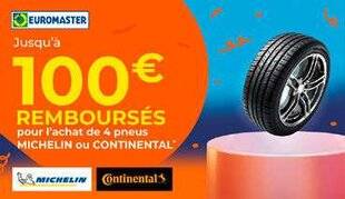 Auto Plus 1952 Chez Euromaster, jusqu'à 100 € offerts sur les pneus