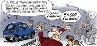 Auto Plus 1960 Une R5 de 1982, avec seulement 12 km au compteur, a été vendue près de 55 000 € aux enchères !