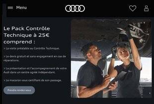 Auto Plus 1960 Le pack contrôle technique à 25 € chez Audi, une aubaine ?