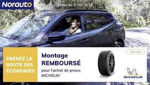 Auto Plus 1961 Chez Norauto : montage des pneus Michelin offert