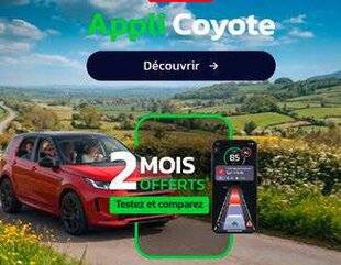 Auto Plus 1964 L'application Coyote gratuite pendant deux mois