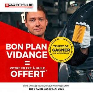 Auto Plus 1965 Filtre à huile offert chez Precisium et Top Garage : on teste le plus offrant ?
