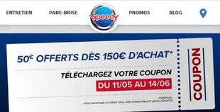 Auto Plus 1969 Chez Speedy, 50 € offerts dès 150 € d'achat