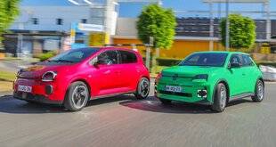 Auto Plus 1969 Match : La Renault Twingo E-Tech de 80 ch / la R5 E-Tech de 95 ch