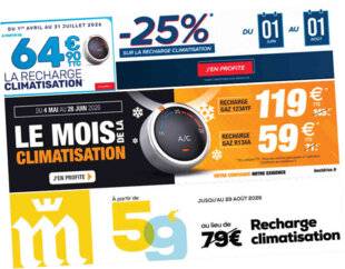 Auto Plus 1973 Promos sur les forfaits clim : les enseignes sont-elles pousse-conso ?