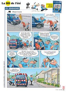 Auto Plus 1975 La BD de l’été : Les Gendarmes, épisode 2.