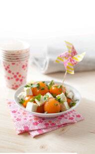 Nous Deux 4069 Salade melon, feta et basilic