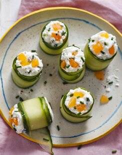 Nous Deux 4069 Makis concombre, fromage frais aux abricots (pour 4 personnes)