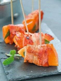 Nous Deux 4077 Bouchées de melon à la poitrine fumée