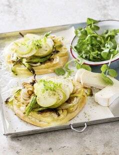 Nous Deux 4091 Petites pizzas blanches au reblochon