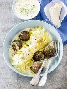 Nous Deux 4091 Papardelle aux boulettes d'agneau sauce reblochon