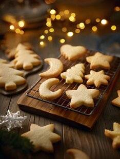 Nous Deux 4093 Petits biscuits de Noël au citron