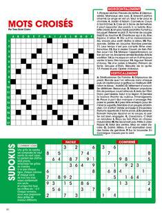 Nous Deux 4098 MOTS CROISÉS