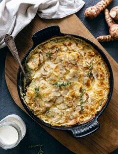 Nous Deux 4098 Gratin de topinambours et de pommes de terre(Pour 4 personnes)