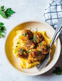 Nous Deux 4100 Purée aux boulettes d'agneau