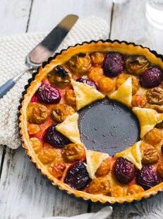 Nous Deux 4119 Tarte soleil aux prunes