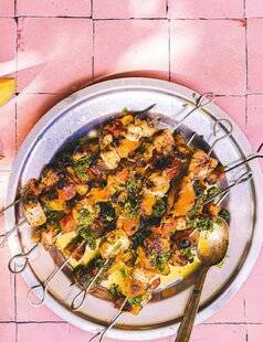 Nous Deux 4124 Brochettes de poulet cajun et melon (Pour 4 personnes)