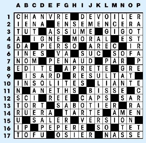 Nous Deux 4129 Solutions des jeux des pages 50-51