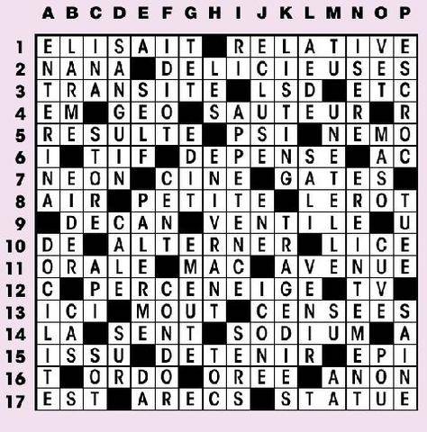 Nous Deux 4131 Solutions des jeux des pages 50-51