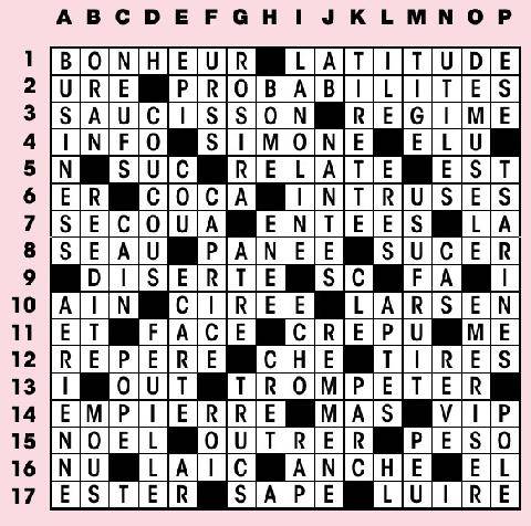 Nous Deux 4134 Solutions des jeux des pages 48-49