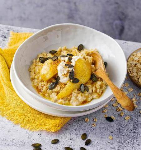 Nous Deux 4138 Porridge à la cannelle et poire rôtie