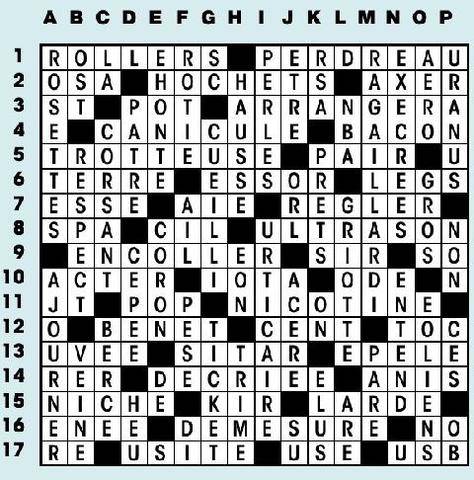 Nous Deux 4139 Solutions des jeux des pages 52-53