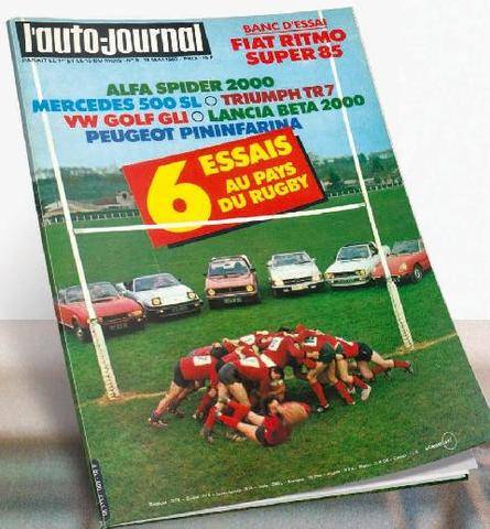 L'Auto-Journal 1219 C’était en mai 1980 dans L’Auto-Journal… LA FIAT RITMO SUPER 85 À L’ESSAI