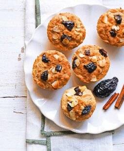 Top Santé 399 MUFFIN AUX PRUNEAUX, CANNELLE ET CHÂTAIGNE