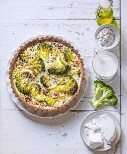 Top Santé 414 TARTE AU BROCOLI ET FROMAGE FRAIS