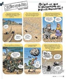 Science & Vie Junior 310 Qu'es-ce que le phénomène des pierres mouvantes?