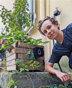 Science & Vie Junior 412 Timothée Droulers, 14 ans, invente le Safe-Garden