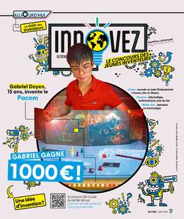 Science & Vie Junior 429 GABRIEL GAGNE 1 000 € !