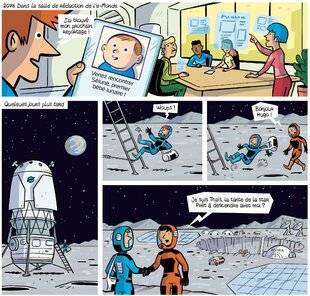 Science & Vie Junior 436 2075 - Le 1er bébé lunaire