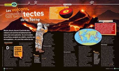 Science & Vie Junior 436 Les volcans, architectes de la Terre