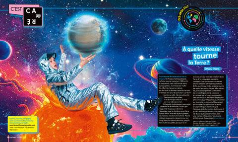 Science & Vie Junior 436 À quelle vitesse tourne la Terre ?