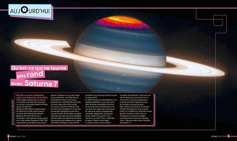 Science & Vie Junior 442 Qu'est-ce qui ne tourne pas rond Avec saturne ?