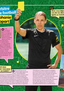 Science & Vie Junior 442 Arbitre de football Stéphanie Frappart