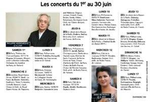 Diapason 680 Les concerts du 1er au 30 juin