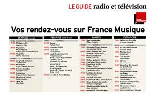 Diapason 682 Vos rendez-vous sur France Musique
