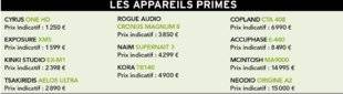 Diapason 684 11 amplificateurs de 1 250 € à 15 000 €