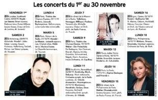 Diapason 684 Les concerts du 1er au 30 novembre