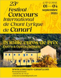 Diapason 755 Festival Concours International de Chant Lyrique de Canari