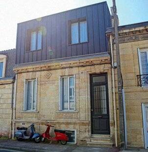 Maison & Travaux 344 5. RÉNOVATION ET AGRANDISSEMENT PAR SURÉLÉVATION d'une échoppe bordelaise