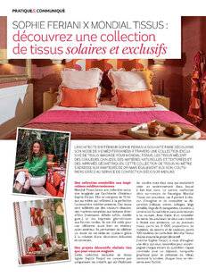 Maison & Travaux 350 SOPHIE FERJANI X MONDIAL TISSUS