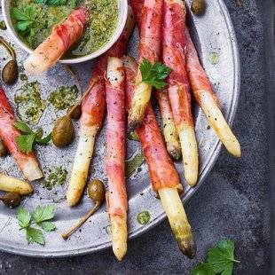 Pleine Vie 406 Bouchées d'asperge au jambon cru